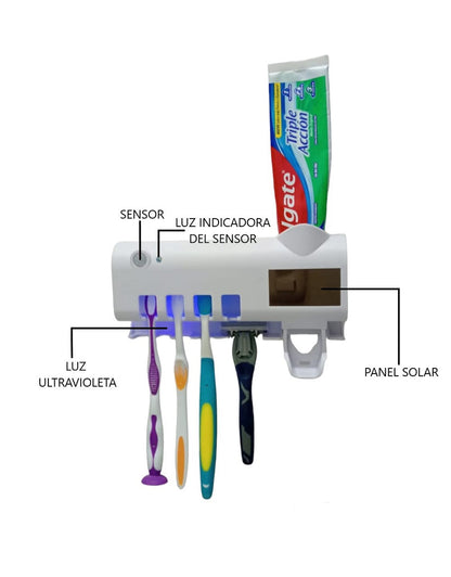 Porta Cepillos Esterilizador Con Filtro UV