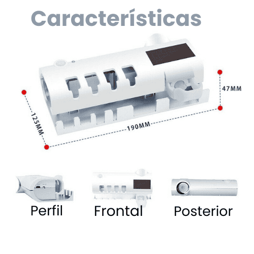 Porta Cepillos Esterilizador Con Filtro UV